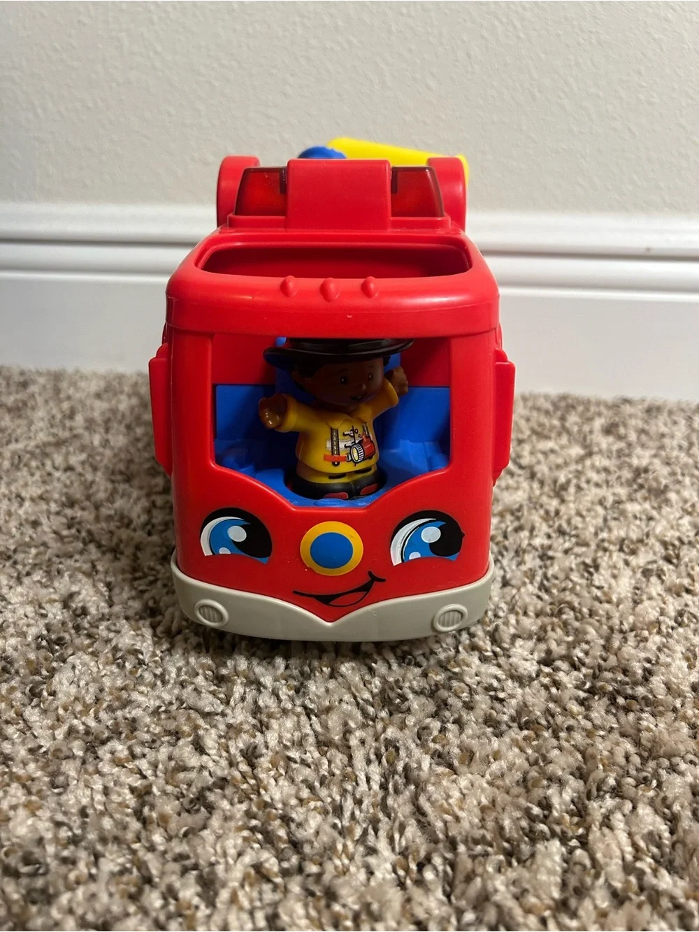 Fisher-Price Red Fire Engine Toy Little People